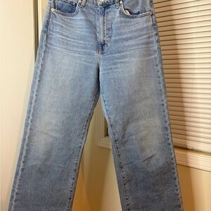 CQY Light Blue Women's Ankle Jeans